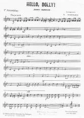 télécharger la partition d'accordéon Hello Dolly (1er Accordéon)  au format PDF