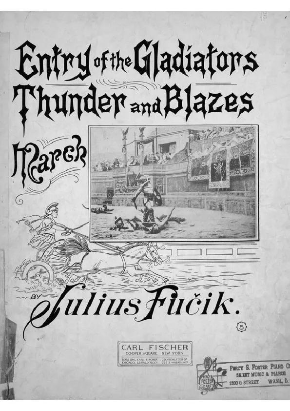 télécharger la partition d'accordéon Thunder and Blazes (Entry of the Gladiators) (Entrée des gladiateurs) (Piano) au format PDF