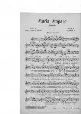 télécharger la partition d'accordéon Maria Amparo (Pasacalle) au format PDF