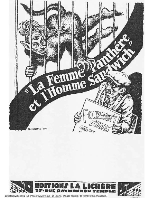 télécharger la partition d'accordéon La Femme Panthère et l'homme sandwich (Java) au format PDF