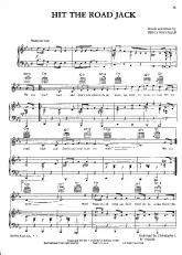 télécharger la partition d'accordéon Hit The Road Jack au format PDF