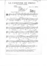 télécharger la partition d'accordéon La canzone di orfeo (La chanson d'Orphée) (Boléro) au format PDF