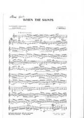 télécharger la partition d'accordéon When the saints (Fox Charleston) (Variations) au format PDF