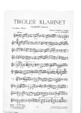 télécharger la partition d'accordéon Tiroler klarinet (Clarinet Polka) au format PDF