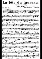 télécharger la partition d'accordéon La fête du taureau (Fiesta del Toro) (Paso Doble) au format PDF