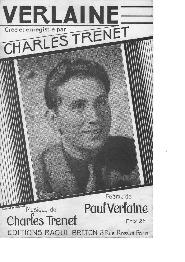 télécharger la partition d'accordéon Verlaine au format PDF