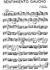 télécharger la partition d'accordéon Sentimiento gaucho (Tango) au format PDF