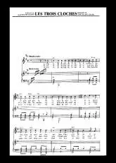 télécharger la partition d'accordéon Les trois cloches (Interprète : Edith Piaf) au format PDF