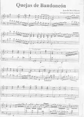 télécharger la partition d'accordéon Quejas de Bandoneon (Arrangement : Carlos Lazzari) au format PDF