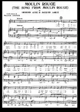 télécharger la partition d'accordéon Moulin Rouge (Valse Chantée) au format PDF