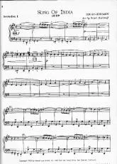 télécharger la partition d'accordéon Song of India (Duo d'Accordéons) (Arrangement Sergei Rodionoff) au format PDF