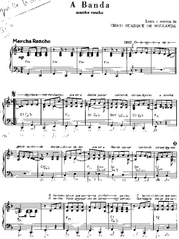 télécharger la partition d'accordéon A Banda (Marche) au format PDF
