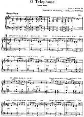 télécharger la partition d'accordéon O Telephone (Bossa Nova) au format PDF