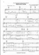 télécharger la partition d'accordéon Mulan : Reflection (Walt Disney) au format PDF
