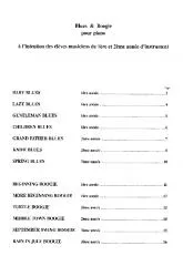 télécharger la partition d'accordéon Recueil : Blues And Boogie (13 Titres) (Pour piano) au format PDF