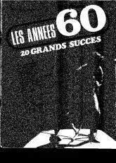 télécharger la partition d'accordéon Les années 60 : 20 grands succès au format PDF