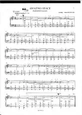 télécharger la partition d'accordéon Amazing Grace (Traditionnel Ecossais) au format PDF