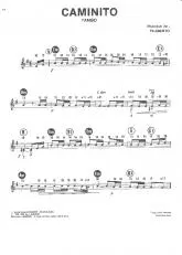 télécharger la partition d'accordéon Caminito (Tango) au format PDF