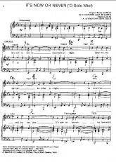 télécharger la partition d'accordéon It's Now Or Never (O Sole Mio) au format PDF
