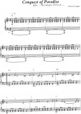 télécharger la partition d'accordéon Conquest of paradise (Du Film : Christophe Colomb) au format PDF