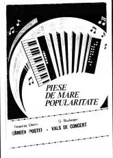télécharger la partition d'accordéon Caruta postei + Vals de concert au format PDF