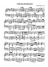 télécharger la partition d'accordéon Pomp and circumstance Op 39 au format PDF