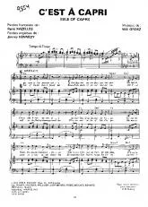 télécharger la partition d'accordéon C'est à Capri (Isle of Capri) (Chant : Tino Rossi) au format PDF