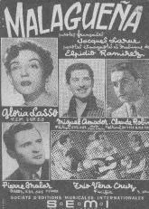 télécharger la partition d'accordéon Malagueña (Du film : Enamorada) au format PDF