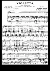 télécharger la partition d'accordéon Violetta (Sur un motif de La Traviata de Verdi) (Tango Sérénade) au format PDF