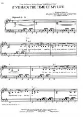télécharger la partition d'accordéon Time of my life (Dirty dancing) au format PDF