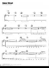 télécharger la partition d'accordéon Baker Street au format PDF