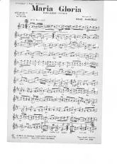 télécharger la partition d'accordéon Maria Gloria (Paso Doble) au format PDF