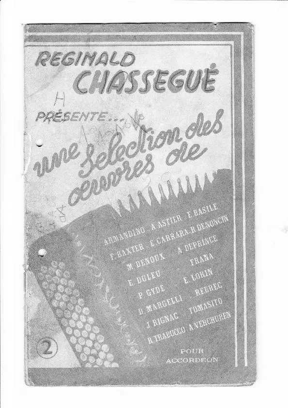 télécharger la partition d'accordéon Recueil Accordéon 26 compositions (Recueil n°2) au format PDF