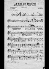 télécharger la partition d'accordéon La fille de Dolorès (Si vas a Calatayud) (La hija de Dolores) (Paso Doble) au format PDF