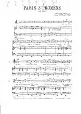 télécharger la partition d'accordéon Paris s' promène (One Step) au format PDF