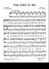 télécharger la partition d'accordéon Ivan Boris et Moi (Chant : Marie Laforêt) au format PDF