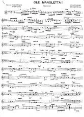 télécharger la partition d'accordéon Olé Manoletta (Paso Doble) au format PDF