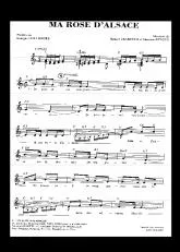 télécharger la partition d'accordéon Ma rose d'Alsace (Tango) au format PDF