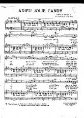télécharger la partition d'accordéon Adieu jolie Candy (Chant : Jean-François Michaël) au format PDF