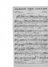 télécharger la partition d'accordéon Alsace mes amours (Tango) au format PDF