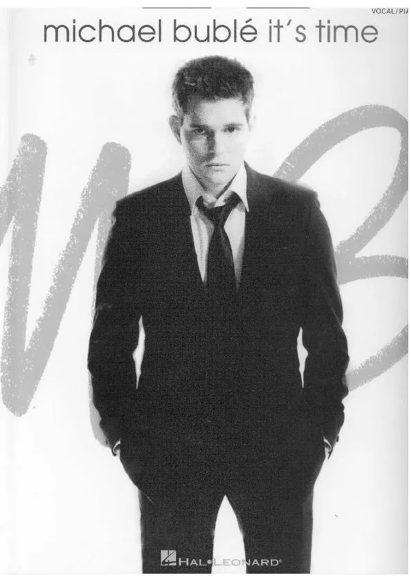 télécharger la partition d'accordéon Michael Bublé : It's time (Partie 1) au format PDF