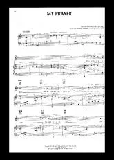 télécharger la partition d'accordéon My prayer (Adaptation : Jimmy Kennedy) (Chant : The Platters) au format PDF