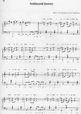 télécharger la partition d'accordéon Sentimental journey au format PDF