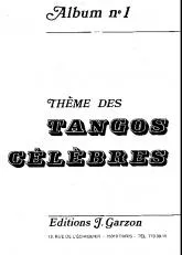 télécharger la partition d'accordéon Thème des Tangos Célèbres (50 Titres) (Album n°1) au format PDF