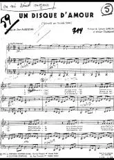 télécharger la partition d'accordéon Un disque d'amour (Chant : Michèle Torr) au format PDF