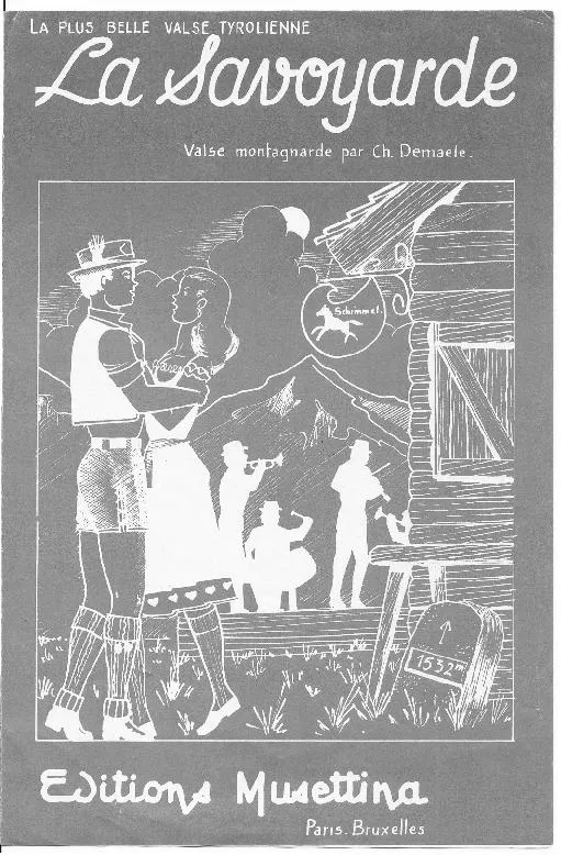 télécharger la partition d'accordéon La Savoyarde (Arrangement Fernyse) (Valse Montagnarde) (1er Accordéon) au format PDF