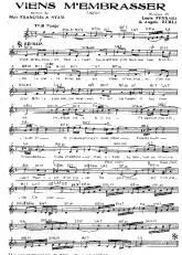télécharger la partition d'accordéon Viens m'embrasser (Tango) au format PDF