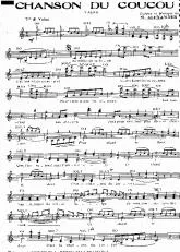 télécharger la partition d'accordéon Chanson du Coucou (Valse) au format PDF