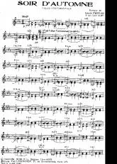 télécharger la partition d'accordéon Soir d'Automne (Valse sentimentale) au format PDF