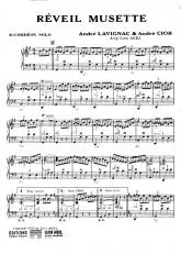télécharger la partition d'accordéon Réveil Musette (Arrangement : Léon Agel) au format PDF